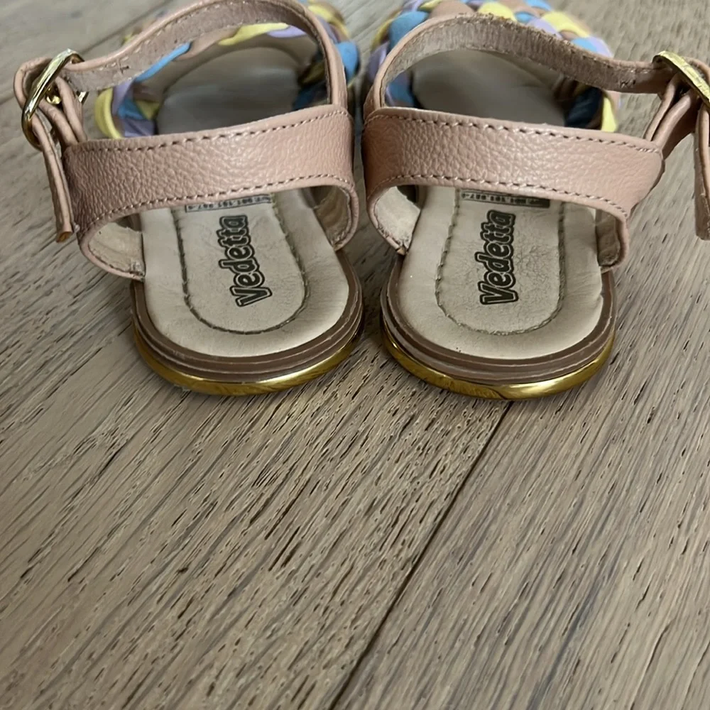 Leather Girls Sandals - Picture 4 of 5